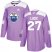 Adidas Edmonton Oilers #27 Milan Lucic Purple Authentic Fights Cancer Stitched Youth NHL Jersey