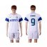 Inter Milan #9 Icardi White Away Soccer Club Jersey