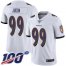 Nike Baltimore Ravens #99 Matthew Judon White Mens Stitched NFL 100th Season Vapor Untouchable Limited Jersey