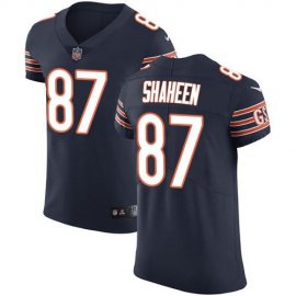 Nike Chicago Bears #87 Adam Shaheen Navy Blue Team Color Mens Stitched NFL Vapor Untouchable Elite Jersey