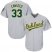 Oakland Athletics #33 Jose Canseco Grey Cool Base Stitched Youth MLB Jersey