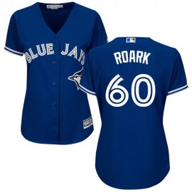 Toronto Blue Jays #60 Tanner Roark Blue Alternate Womens Stitched MLB Jersey