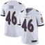 Nike Baltimore Ravens #46 Morgan Cox White Mens Stitched NFL Vapor Untouchable Limited Jersey