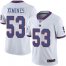 Nike New York Giants #53 Oshane Ximines White Mens Stitched NFL Limited Rush Jersey
