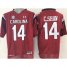 Fighting Gamecocks #14 Connor Shaw Red SEC Patch Stitched NCAA Jersey