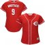 Cincinnati Reds #9 Mike Moustakas Red Alternate Womens Stitched MLB Jersey