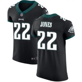 Nike Philadelphia Eagles #22 Sidney Jones Black Alternate Mens Stitched NFL Vapor Untouchable Elite Jersey