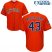 Houston Astros #43 Lance McCullers Orange Cool Base 2019 World Series Bound Stitched Youth MLB Jersey