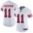 Nike San Francisco 49ers #11 Marquise Goodwin White Rush Womens Stitched NFL Vapor Untouchable Limited Jersey