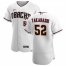 Arizona Diamondbacks #52 Bo Takahashi Mens Nike White Crimson Authentic Home Team MLB Jersey