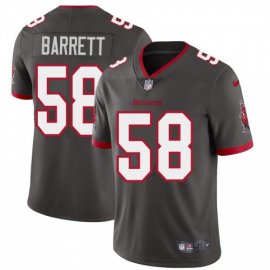 Tampa Bay Buccaneers #58 Shaquil Barrett Mens Nike Pewter Alternate Vapor Limited Jersey