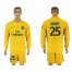 Paris Saint-Germain #25 Rabiot Away Long Sleeves Soccer Club Jersey
