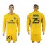 Paris Saint-Germain #25 Rabiot Away Long Sleeves Soccer Club Jersey