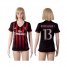 Womens AC Milan #13 Romagnoli Home Soccer Club Jersey