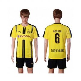 Dortmund #6 Bender Home Soccer Club Jersey