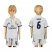 Real Madrid #6 Nacho White Home Kid Soccer Club Jersey