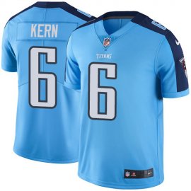 Nike Tennessee Titans #6 Brett Kern Light Blue Mens Stitched NFL Limited Rush Jersey