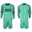 Atletico Madrid Blank Green Goalkeeper Long Sleeves Soccer Club Jersey