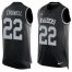 Nike Las Vegas Raiders #22 Isaiah Crowell Black Team Color Mens Stitched NFL Limited Tank Top Jersey