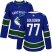 Adidas Vancouver Canucks #77 Nikolay Goldobin Blue Home Authentic Womens Stitched NHL Jersey