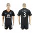 Everton #3 Baines Away Soccer Club Jersey