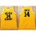 Bel-Air Academy #14 Smith Gold Stitched Basketball Jersey
