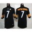 Nike Pittsburgh Steelers #7 Ben Roethlisberger Black Team Color Youth Stitched NFL Elite Jersey