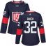 Team USA #32 Jonathan Quick Navy Blue 2016 World Cup Womens Stitched NHL Jersey
