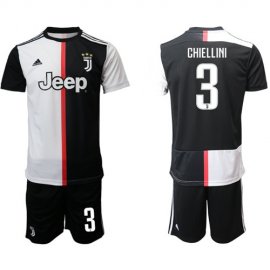 Juventus #3 Chiellini Home Soccer Club Jersey