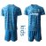 Juventus Blank Light Blue Goalkeeper Kid Soccer Club Jersey