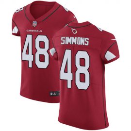 Nike Arizona Cardinals #48 Isaiah Simmons Red Team Color Mens Stitched NFL Vapor Untouchable Elite Jersey