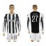 Juventus #27 Sturaro Home Long Sleeves Soccer Club Jersey