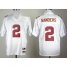 Florida State Seminoles 2# Deion Sanders White College Football Throwback Jersey
