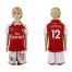 Arsenal #12 Giroud Home Kid Soccer Club Jersey
