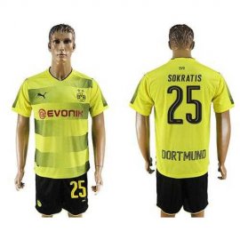 Dortmund #25 Sokratis Home Soccer Club Jersey
