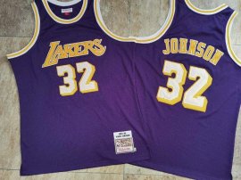 Magic Johnson- Los Angeles Lakers Throwback Jersey