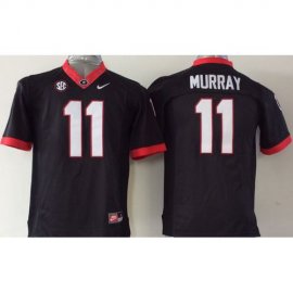 Youth Georgia Bulldogs #11 Aaron Murray Black Stitched NCAA Jersey