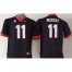 Youth Georgia Bulldogs #11 Aaron Murray Black Stitched NCAA Jersey