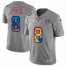 New York New York Giants #8 Daniel Jones Mens Nike Multi-Color 2020 NFL Crucial Catch NFL Jersey Greyheather