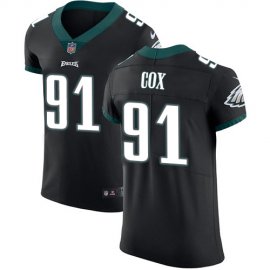 Nike Philadelphia Eagles #91 Fletcher Cox Black Alternate Mens Stitched NFL Vapor Untouchable Elite Jersey