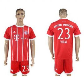 Bayern Munchen #23 Vidal Home Soccer Club Jersey