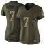 Nike Washington Football Team #7 Dwayne Haskins Jr Green Womens Stitched NFL Limited 2015 Salute to Service Jersey