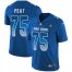 Nike New Orleans Saints #75 Andrus Peat Royal Youth Stitched NFL Limited NFC 2019 Pro Bowl Jersey