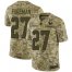 Nike Houston Texans #27 DOnta Foreman Camo Youth Stitched NFL Limited 2018 Salute to Service Jersey