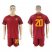 Roma #20 Fazio Red Home Soccer Club Jersey