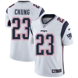 Nike New England Patriots #23 Patrick Chung White Youth Stitched NFL Vapor Untouchable Limited Jersey
