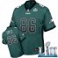 Nike Philadelphia Eagles #86 Zach Ertz Midnight Green Team Color Super Bowl LII Mens Stitched NFL Elite Drift Fashion Jersey