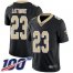 Nike New Orleans Saints #23 Marshon Lattimore Black Team Color Mens Stitched NFL 100th Season Vapor Limited Jersey
