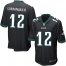 Nike Philadelphia Eagles #12 Randall Cunningham Black Alternate Youth Stitched NFL New Elite Jersey
