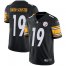 Nike Pittsburgh Steelers #19 JuJu Smith-Schuster Black Team Color Mens Stitched NFL Vapor Untouchable Limited Jersey